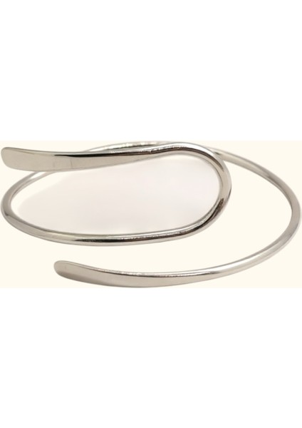 Sevil Gülgün Atelier Pazuband, Üst Kol Bileziği, Minimalist, Ayarlanabilir, Gümüş Kaplama, Yaz Aksesuarı, Cuff fiyatları