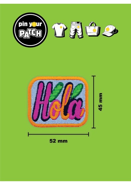 Ütü ile Yapışan Yama 7076 Yazı Hola fiyatları