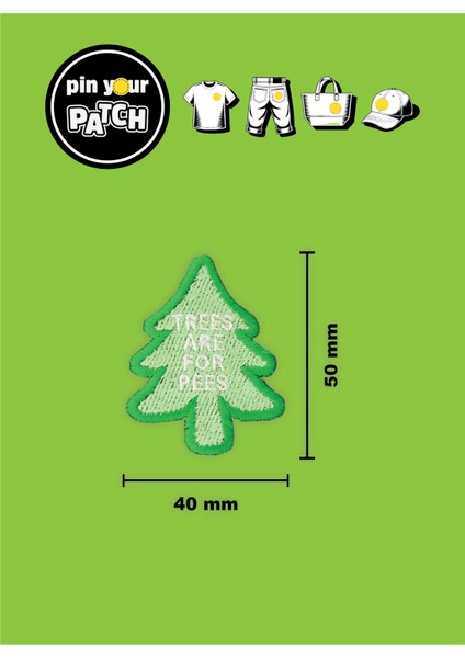 Ütü ile Yapışan Yama 7065 Çam Ağacı fiyatları