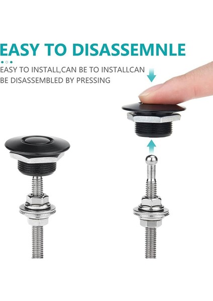 6set 1 25 Inç Alüminyum Araç Kaput Pimleri Pins-Quick Salıver (Yurt Dışından) fırsatları