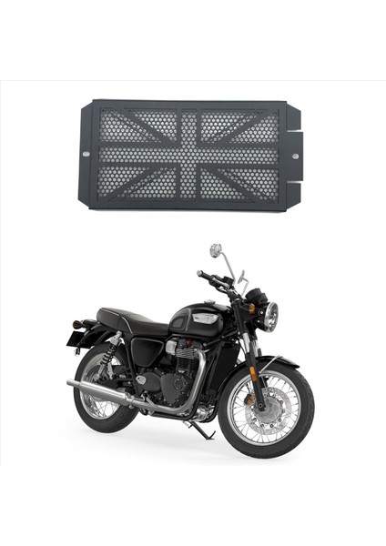 4x Motosiklet Radyatör Koruma Grille Kapak Radyatör Koruması Triumph Için Bonneville T100 T120 Bobber Street Scrambler (Yurt Dışından) fırsatları