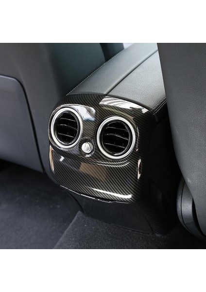 2pcs Abs Karbon Mercedes Benz W205 C Sınıf C Sınıfı 2015-2018 Araç Aksesuarları Arka Klima Havalandırma Kapağı Döşeme (Yurt Dışından) fırsatları