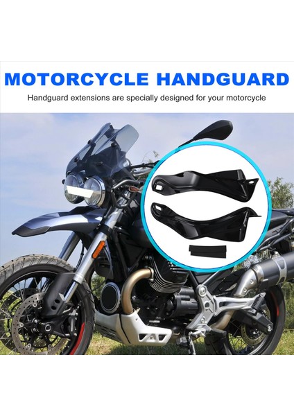 Motosiklet Aksesuarları Handguard Uzantıları Moto Guzzi V85TT V 85 Tt 2019-2023 Siyah Için El Koruma Ön Cam (Yurt Dışından) fırsatları