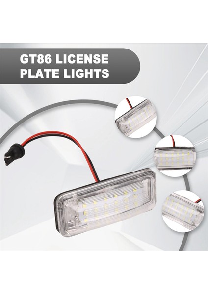 2x LED Numaralı Plaka Toyota Ft-86 GT86 Subaru Brz Wrx Forber (Yurt Dışından) modelleri