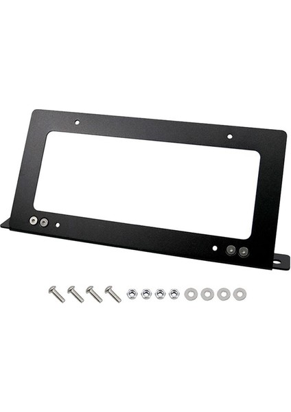 Ford Bronco Için Araba Ön Lifer Plaka Çerçeveleri Braket 2021-2022 Montaj Braketi Tutucu Modüler Tampon Sondaj Yok (Yurt Dışından)