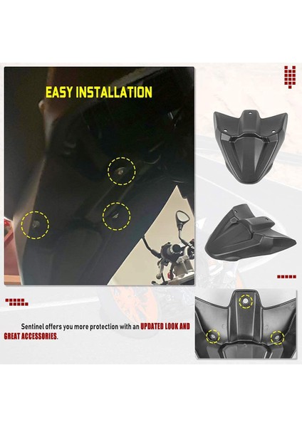 Motosiklet Ön Çamurluk Gagası Burun Uzatma Kapağı Yamaha Mt-07 Tracer 700 Gt 2016-2021 (Yurt Dışından) fiyatları