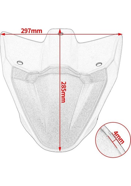 Motosiklet Ön Çamurluk Gagası Burun Uzatma Kapağı Yamaha Mt-07 Tracer 700 Gt 2016-2021 (Yurt Dışından) indirimleri