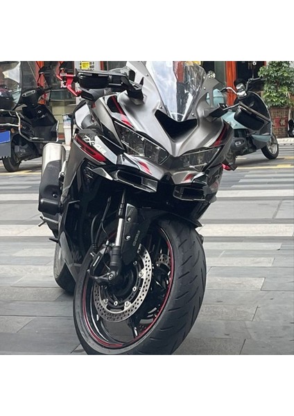 Kawasaki ZX4R Zx-4rr ZX25R 2022-2024 Motosiklet Ön Kapı Aerodinamik Kanatçıklar Kapak Koruma Muhafızları C (Yurt Dışından) modelleri