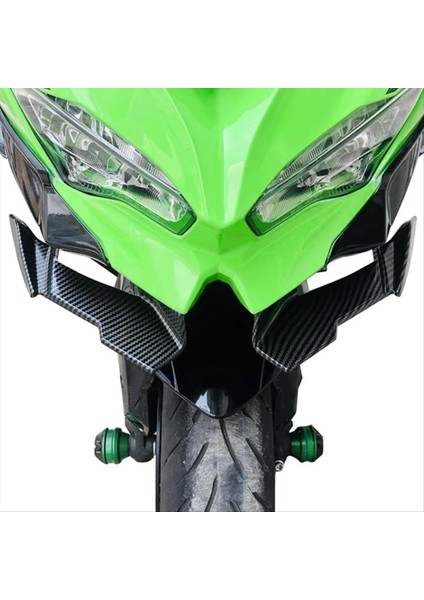 Kawasaki ZX4R Zx-4rr ZX25R 2022-2024 Motosiklet Ön Kapı Aerodinamik Kanatçıklar Kapak Koruma Muhafızları C (Yurt Dışından) fırsatları