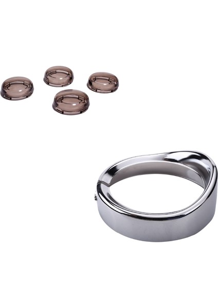 5 Pcs Motosiklet Aksesuarları 4 Pc Sinyal Işığı Göstergesi Lens Kapağı ve 1 Pcs 7 Inç Far Döşeme Halkası Kafası Işığı (Yurt Dışından) fırsatları