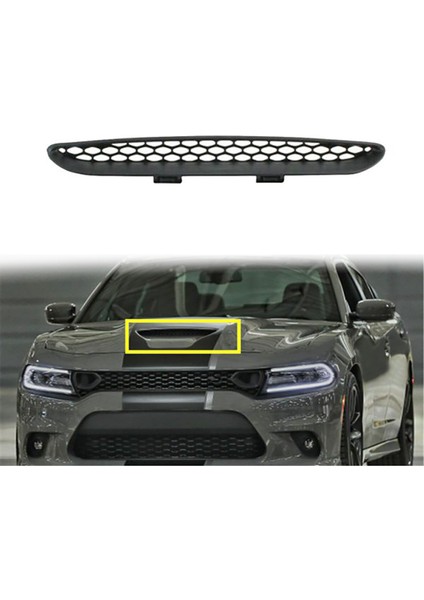 Araba Siyah Ön Motor Havalandırıcı Izgara Hava Akışı Dodge Charger Srt 2015-2020 Için Fit Için Mesh Emme Kaputu (Yurt Dışından) modelleri