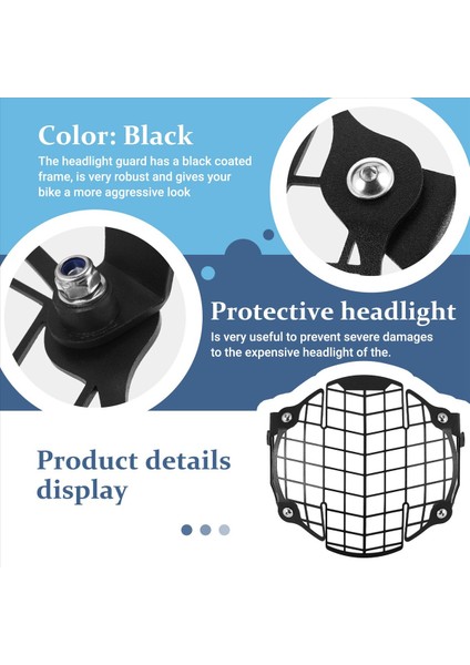 Motosiklet Far Guard Grille Grill Kapak Koruyucu Royal Enfield Himalayan 2016-2020 (Yurt Dışından) fırsatları