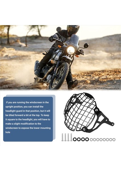 Motosiklet Far Guard Grille Grill Kapak Koruyucu Royal Enfield Himalayan 2016-2020 (Yurt Dışından) indirimleri
