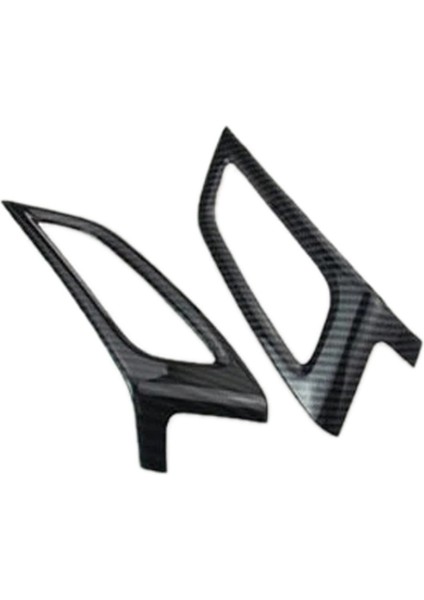 Ford Focus Mk3 2012-2014 Karbon Fiber Renk Abs Iç Gösterge Tablosu Klima Havalandırma Dış Çerçeve Trim (Yurt Dışından)