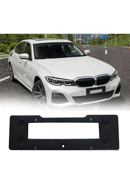 51118075644 Araba Ön Tampon Plaka Plakası Braketi Bmw G20 G28 2018-2021 Lisans Trim Paneli Montaj Çerçevesi (Yurt Dışından) modelleri