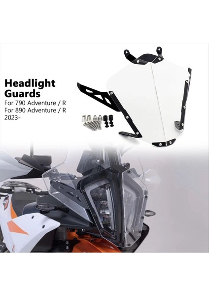 Motosiklet Ön Far Koruma Koruyucu 890 Macera Için Kapak Kiti Adv R 790 Macera Adv R 2023 2024 (Yurt Dışından) modelleri