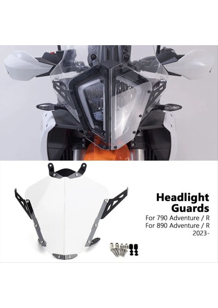 Motosiklet Ön Far Koruma Koruyucu 890 Macera Için Kapak Kiti Adv R 790 Macera Adv R 2023 2024 (Yurt Dışından) fırsatları