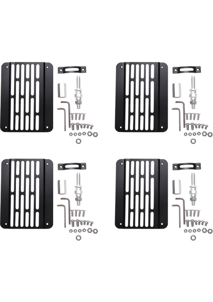 Subaru Wrx Stı 2015-UP Scion Fr-S 2013-UP Için 4x Yeni Ön Tampon Çekme Kanca Plaka Çerçevesi Tutucu (Yurt Dışından)