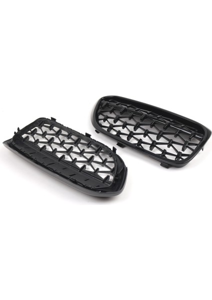 Bmw 5 Serisi G30 G38 2017-2019 Ön Grille 51137390863 51137390864 Için Parlak Siyah Elmas Böbrek Izgarası (Yurt Dışından) fiyatları