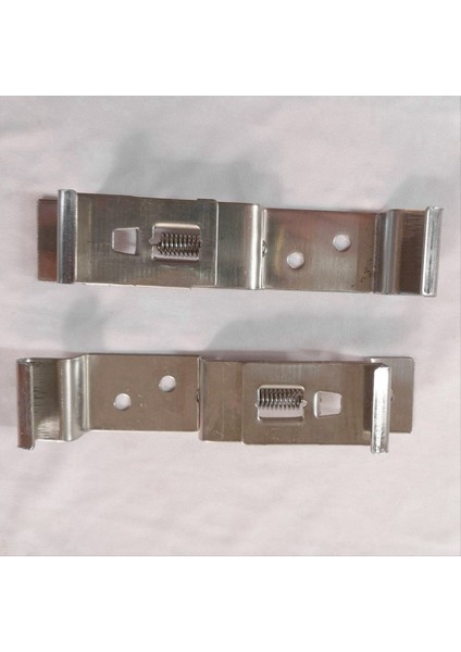 4pcs Dikdörtgen Araba Plakası Yay Yüklü Paslanmaz Çelik Braket Arabalar Çerçeve Tutucu Kelepçeler Römork (Yurt Dışından) fırsatları