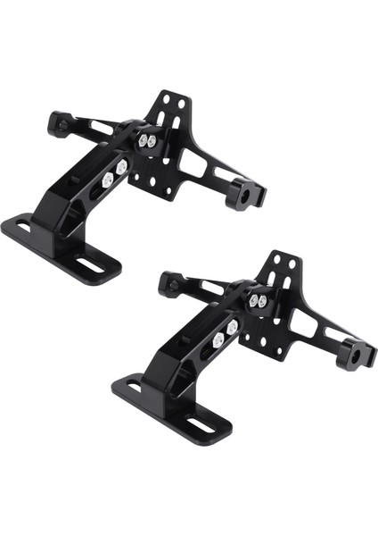 2x Cnc Çerçeve Motosiklet Lisans Numarası Plaka Tutucu Braketi Yamaha Için Ayarlanabilir LED Işık Bws R25 R3 MT03 Msx (Yurt Dışından)
