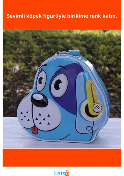 Sevimli Köpek Tasarımlı Kilitli Kumbara fiyatları