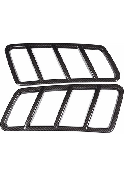 2x Karbon Fiber Siyah Kaput Motor Hava Havalandırma Kapağı Trim Mercedes Benz ml W166 2012-2015 Gl X166 2013-2015 (Yurt Dışından) indirimleri