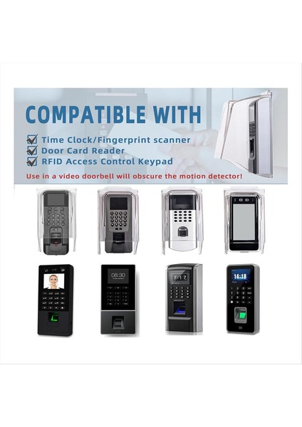 Pc Plastik Uzatma Kapı Zil Yağmur Kapağı Şeffaf Kapı Zili Su Geçirmez Kapak Hava Durumu Geçirmez Koruyucu Kapı Zili Ek (Yurt Dışından) modelleri