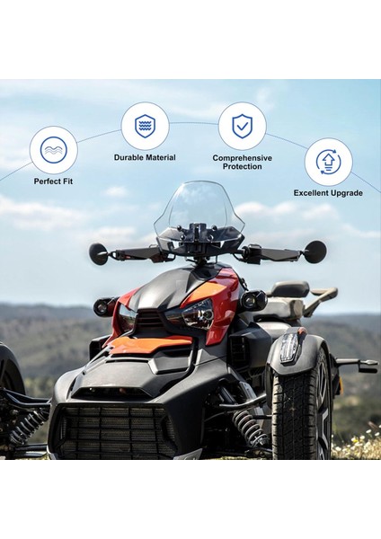 Alüminyum Handguards El Muhafızları Kiti Can-Am Ryker 600 900 Sport &amp Rally Edition Aksesuarları 219400998 (Yurt Dışından) modelleri