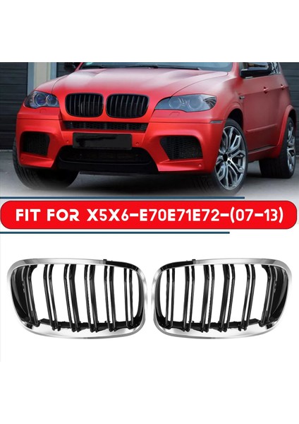 Bmw E70 E71 X5 X6 2007-2013 Için Araç Ön Böbrek Izgarası 51137157687 51137157688 (Yurt Dışından) fırsatları