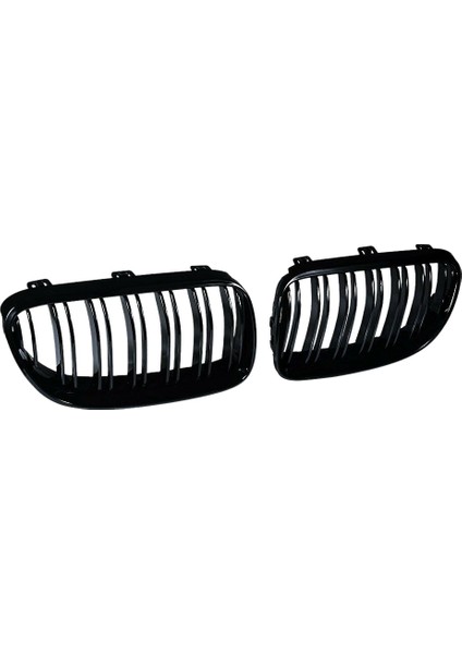 2x Parlak Siyah Ön Böbrek Izgara Grille For-Bmw E92 E93 3 Serisi 328I 335I Coupe Lcı 2011-2013 (Yurt Dışından)
