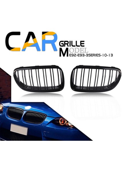 2x Parlak Siyah Ön Böbrek Izgara Grille For-Bmw E92 E93 3 Serisi 328I 335I Coupe Lcı 2011-2013 (Yurt Dışından) fırsatları