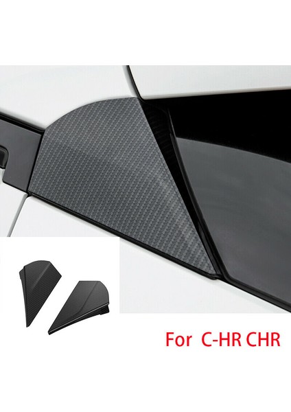 Toyota C-Hr Chr 2016-2018 Için Araba Karbon Fiber Renkli Arka Cam Spoyler Üçlü Köşeli Kapak (Yurt Dışından) modelleri