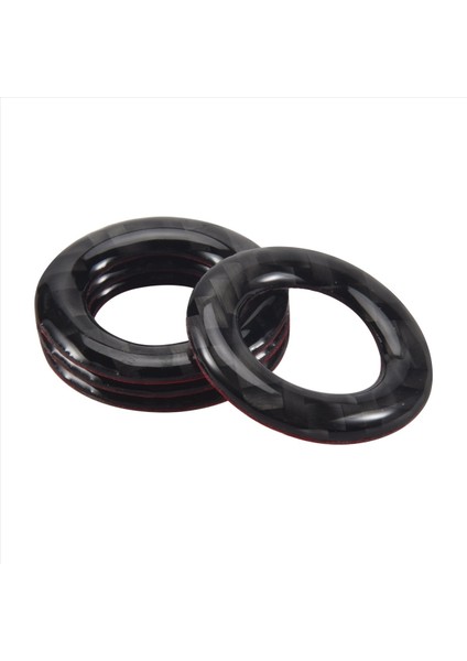 Araba Kapısı Pimi Döşeme 4pcs Karbon Fiber Kapı Kilit Pimi Kapak Trim Mercedes Benz C-Serisi W205 Glc C180 C200L C260L (Yurt Dışından) modelleri