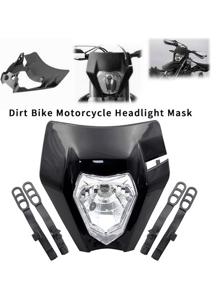 Ktm 125 150 250 300 350 450 500 Için Yol Far Maskesi Kapalı Motosiklet Başı Işık Lambası (Yurt Dışından) fiyatları