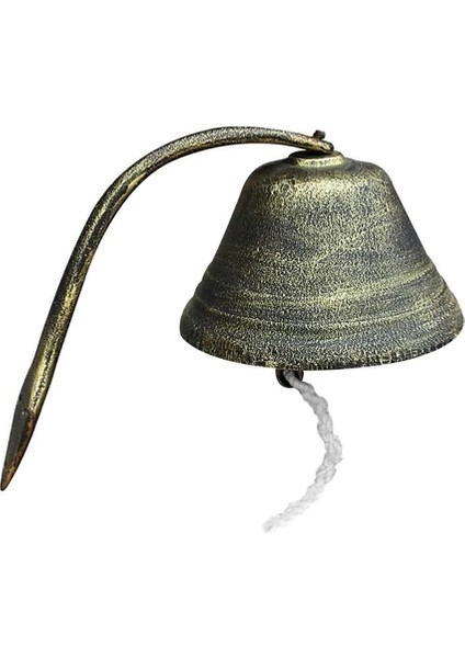 1pcs Büyük Vintage Dökme Demir Kapı Zili Ferforje Duvar Dekorasyon Kolye Ev Bahçe Sundurma Çıngırak Dekorasyon (Yurt Dışından)