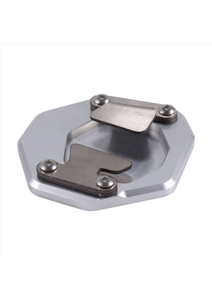 2x Motosiklet Aksesuarları Kickstand Extension Plaka Ayak Tarafı Stand Aprilia Tuareg Için 660 2021 2022 (Gümüş) (Yurt Dışından) modelleri