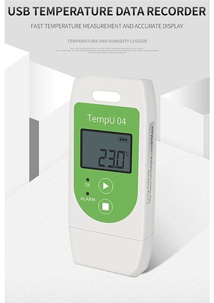 32000 Nokta Kapasiteli TEMPU04 Sıcaklık Veri Kaydedici Kaydedici (Yurt Dışından) fiyatları