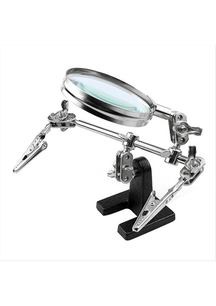 LED Işıklı Kaynak Büyüteci 5x Lens Yardımcı Klips Aracı (Yurt Dışından) fırsatları