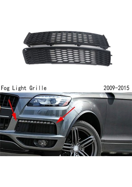 2pcs Ön Tampon Izgara Örtü Kapağı Trim Havalandırma Sis Izgara Izgara Yarış Izgaraları Audi Q7 S Hattı 2009-2015 4L0807697B (Yurt Dışından) fırsatları