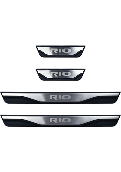 1 Set Paslanmaz Kapı Eşik Vuruş Plaka Koruyucular Koruma Koruma Kapağı ve 4 Adet Krom Kapı Kolu (Yurt Dışından) fiyatları