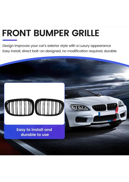 Bmw F01 F02 7 Serisi 730D 740D 750D Için Grill Grille Parlak Siyah Böbrek Spor (Yurt Dışından) fırsatları