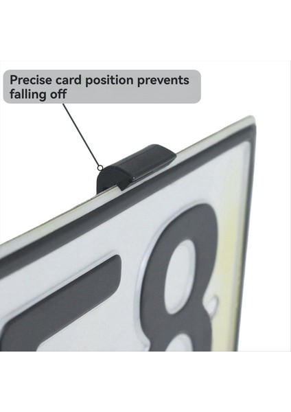 Çerçevesiz Plaka Montajı 4 Pc Hava Durumu Koşulsuz Çerçevesiz Plaka Çerçeve Araç Etiket Çerçevesi Ön ve Arka Araç Etiketleri (Yurt Dışından) modelleri