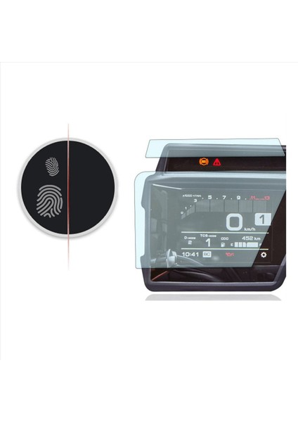 3x Motosiklet Küme Kümesi Ekran Gösterge Tablosu Koruma Enstrüman Film Yamaha Tracer 9 Tracer9 Gt 2021- (Yurt Dışından) indirimleri