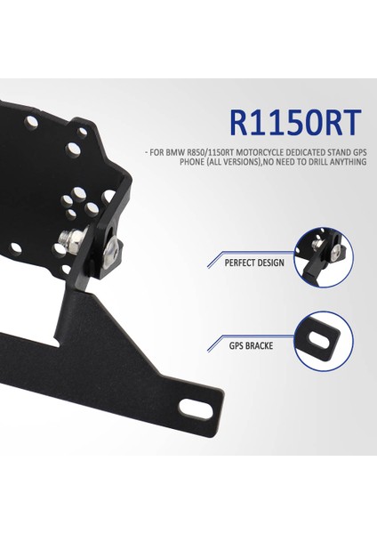 Motosiklet Telefon Stand Tutucu Gps Braket Telefon Tutucu For-Bmw R 850/1150 Rt R1150RT R850RT (Yurt Dışından) indirimleri