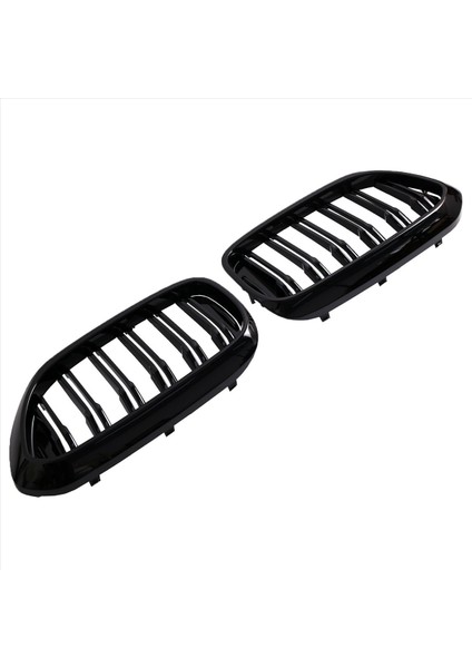 Bmw 5 Serisi G30/G38 530I 540I 550I Çift Glossy Siyah Için Ön Tampon Izgaralar Çift Çizgi Tarzı Yarış Izgaraları (Yurt Dışından) fiyatları