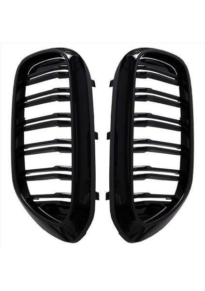 Bmw 5 Serisi G30/G38 530I 540I 550I Çift Glossy Siyah Için Ön Tampon Izgaralar Çift Çizgi Tarzı Yarış Izgaraları (Yurt Dışından) modelleri