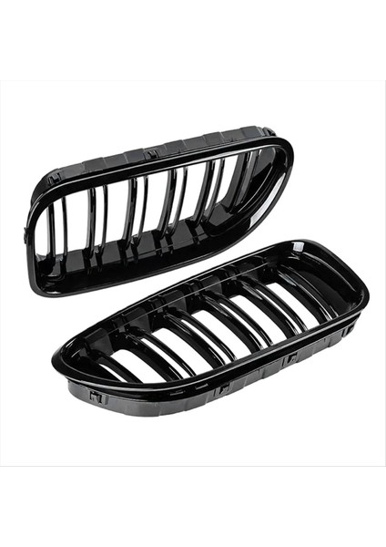 Araba Ön Böbrek Çift Hat Izgara Spor Izgara Bmw F06 F12 F13 M6 650I 640I 2012-2018 Parlak Siyah (Yurt Dışından) fırsatları