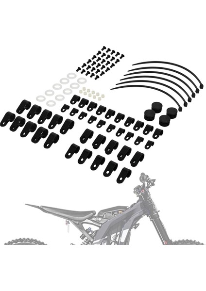 Surron Işık Bee X/s Onarım Kiti Kablo Kelepçesi Plaka Bağları Süspansiyon Contası Gidon Fişi (Yurt Dışından) fiyatları