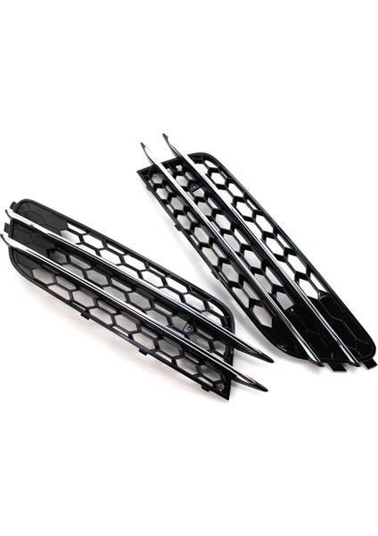 1paır Ön Sis Kapağı Petek Izgara Izgaraları Audi A6 C7 2012-2015 4G0807681 4G0807682 Kaplama ve Siyah (Yurt Dışından) modelleri